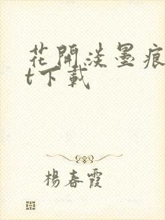 花开淡墨痕txt下载