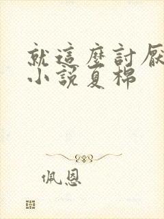 就这么讨厌我吗小说夏棉