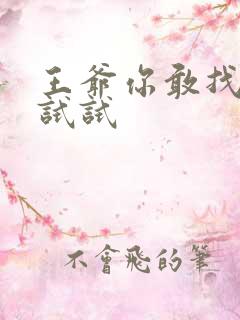 王爷你敢找小三试试