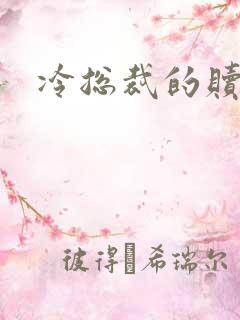 冷总裁的赎罪妻