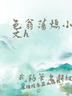 色翁荡熄小说全文h