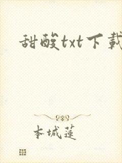 甜酸txt下载