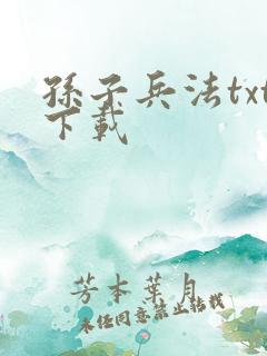 孙子兵法txt下载