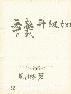 无敌升级txt下载
