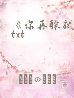 《你再躲试试》txt