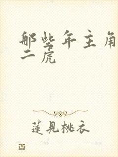 那些年主角是贾二虎