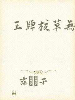 王牌校草无限爱