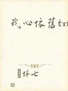 我心依旧txt