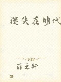 迷失在明代末年