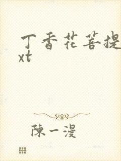 丁香花菩提树txt