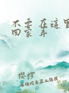 不要 在这里 回家 弄