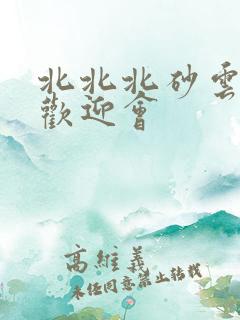 北北北砂云缨的欢迎会