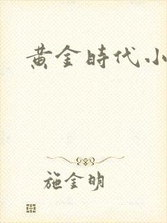 黄金时代小说