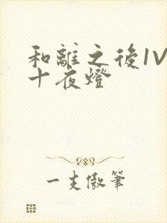 和离之后1V1十夜灯