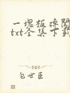 一块板砖闯仙界txt全集下载
