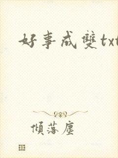 好事成双txt