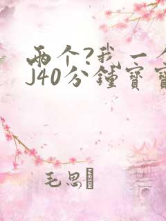 两个?我一个BJ40分钟宝宝