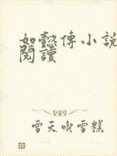 如懿传小说全文阅读