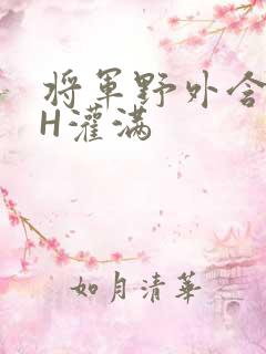 将军野外含公主H灌满