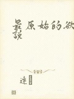 最原始的欲望小说