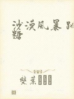 沙漠风暴 跳跳糖