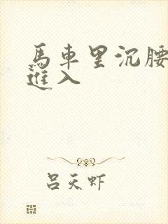 马车里沉腰缓缓进入