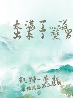 太满了...溢出来了双男动漫