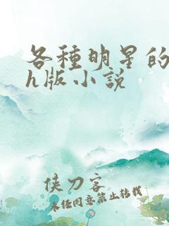 各种明星的综艺h版小说