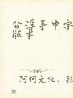 公浮手中字最新版本