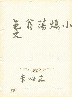 色翁荡熄小说全文