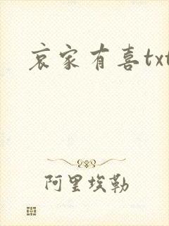 哀家有喜txt