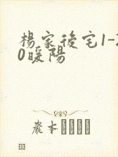 杨家后宅1-20暖阳