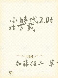 小时代2.0txt下载