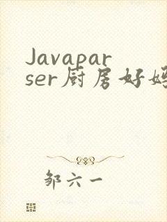 Javaparser厨房好妈妈