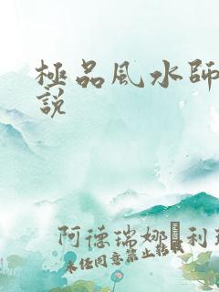 极品风水师 小说