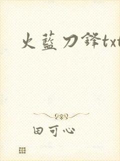 火蓝刀锋txt