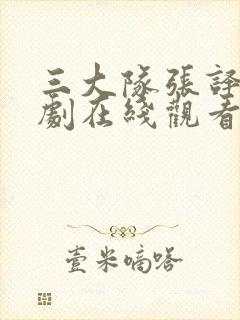 三大队张译电视剧在线观看免费