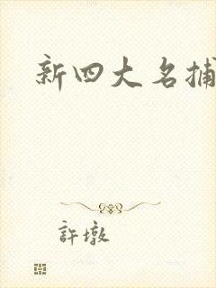 新四大名捕全集