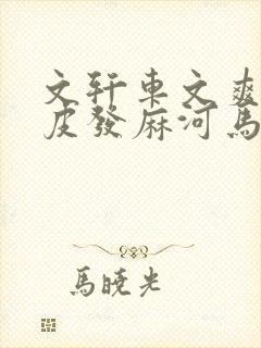 文轩车文爽到头皮发麻河马的秘密河