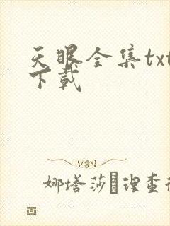 天眼全集txt下载
