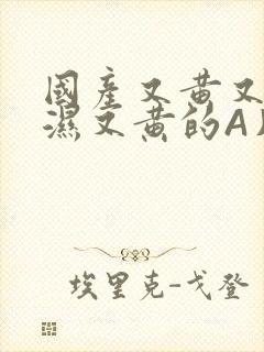 国产又黄又硬又湿又黄的A片小说