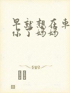 早就想在车里要你了妈妈