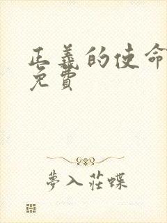 正义的使命全文免费