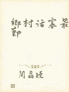 乡村活寡最新章节