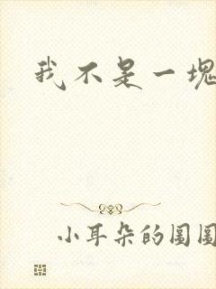 我不是一块石头