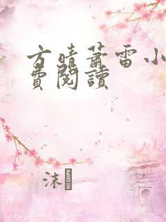 方晴萧雷小说免费阅读