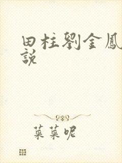 田柱刘金凤的小说