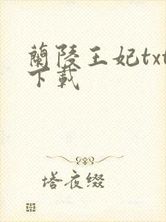 兰陵王妃txt下载