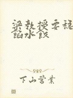 梁教授要稳住肉馅水饺