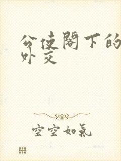 公使阁下的秘密外交